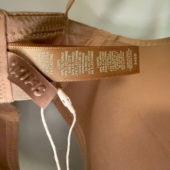 C42 Skims wireless form T-shirt bra color clay size 34DD NWT - Picture 8 of 11